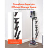 VEVOR Vacuum Stand, Compatible with Dyson G5 V15 V12 V11 V10 V8 V7 V6 Series Upright Vacuums Cleaners & Accessories, Stable Vacuum Stand Holder with 6 Hooks and Non-slip Footpads, Gray