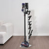 VEVOR Vacuum Stand, Compatible with Dyson G5 V15 V12 V11 V10 V8 V7 V6 Series Upright Vacuums Cleaners & Accessories, Stable Vacuum Stand Holder with 6 Hooks and Non-slip Footpads, Gray