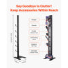 VEVOR Vacuum Stand, Compatible With Dyson V6 V7 V8 V10 V11 V15, Stable Vacuum Stand Holder with 6 Hooks for Dyson DC30 DC31 DC34 DC35 DC58 DC59 DC62 D74 Cordless Upright Vacuum Cleaners & Accessories