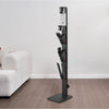 VEVOR Vacuum Stand, Compatible with Dyson G5 V15 V12 V11 V10 V8 V7 V6 Series Upright Vacuums Cleaners & Accessories, Stable Vacuum Stand Holder with 6 Hooks and Non-slip Footpads, Black