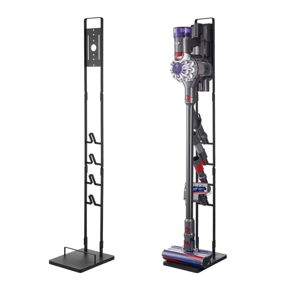VEVOR Vacuum Stand, Compatible With Dyson V6 V7 V8 V10 V11 V15, Stable Vacuum Stand Holder with 4 Hooks for Dyson DC30 DC31 DC34 DC35 DC58 DC59 DC62 D74 Cordless Upright Vacuum Cleaners & Accessories
