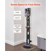 VEVOR Vacuum Stand, Compatible With V7 V8 V10 V11 V12 V15 Series Upright Vacuum Cleaners & Accessories, Stable Vacuum Stand Holder with 4 Anti-slip Pads and 3 Clips for Storing 6 Brush Heads