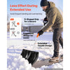 VEVOR Snow Shovel for Driveway 17" Wide Plastic Shovel with D-Grip Handle, for Home Garden Camping Outdoor, Aluminum Strip, Large Capacity Lightweight Ergonomic Snow Removal Tool, Extended Handle