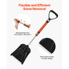 VEVOR Snow Shovel and Snow Brush, 42 in Extendable Snows Broom & Ice Scraper with 180° Pivoting Brush Head, Non-Slip Grip, Portable Winter Snows Removal Tools for Cars Trucks SUVs Vehicle
