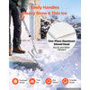 VEVOR Snow Shovel for Driveway 14" Wide Aluminum Shovel with D-Grip Handle, for Home Garden Camping Outdoor, One-Piece Aluminum Head, Large Capacity Lightweight Snow Removal Tool with Extended Handle
