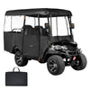 VEVOR Golf Cart Cover, Visible Full-Enclosure 2+2/4 Passenger Golf Cart, 420D Waterproof Oxford Fabric Club Car Cover Fits Most Carts Club Car, Yamaha, EZGO, Honda, PVC Coating & Windproof Hook Design