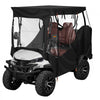 VEVOR Golf Cart Cover, Visible Full-Enclosure 2&2+2 Passenger Golf Cart, 420D Waterproof Oxford Fabric Club Car Cover Fits Most Carts Club Car, Yamaha, EZGO, Honda, PVC Coating & Windproof Hook Design