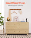 VEVOR 6 Drawer Dresser - Elegant Modern Design (Lifestyle)