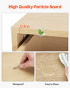VEVOR 6 Drawer Dresser - High Quality Particle Board (0.6 in) Wearproof Easy to Clean