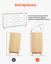 VEVOR 6 Drawer Dresser - Anti-tip Device (Safety)