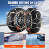VEVOR Auto Tightening Snow Chains, Diamond Mesh Traction Wheel Chains for Anti-slip, Alloy Steel Tire Chains for Tires 265/75-15, 265/75-16, LT265/75-16, 255/75-17, LT255/75-17, 275/45-22, 265/70-16