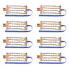 VEVOR 16 PCS Thickened Snow Chains, Tire Traction Wheel Chains for Tire Width 8-8.8 in /205-225 mm, Manganese Alloy Steel Emergency Tire Chains for Cars, Pickups, SUVs, and Trucks