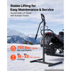 VEVOR Snowmobile Lever Lift Stand 18"- 33" Lift Height 750LBS Capacity, 5-Level Adjustable Height, Heavy-Duty Steel Snowmobile Lift Stand for Easy Track Maintenance & Repairs, Fits Most Snowmobiles