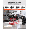 VEVOR Snowmobile Lift Stand with 5.5"-28" Lift Height & Manual Hand Crank, 1000LBS Load Capacity, Heavy-Duty Steel Support, Foldable Snowmobile Lifting Stand for Easy Track Maintenance & Parts Repair