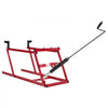 VEVOR Snowmobile Lift Stand with 5.5"-28" Lift Height & Manual Hand Crank, 1000LBS Load Capacity, Heavy-Duty Steel Support, Foldable Snowmobile Lifting Stand for Easy Track Maintenance & Parts Repair