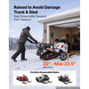 VEVOR Snowmobile Dolly Lift Stand 20"-22.5" Lift Height 20 in Large Wheels, 2-in-1 Lift & Transport Snowmobile Lift Stand for Easy Moving & Maintenance, 750LBS Heavy-Duty Support, Fit Most Snowmobiles