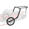 VEVOR Snowmobile Dolly Lift Stand 20"-22.5" Lift Height 20 in Large Wheels, 2-in-1 Lift & Transport Snowmobile Lift Stand for Easy Moving & Maintenance, 750LBS Heavy-Duty Support, Fit Most Snowmobiles