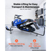 VEVOR Snowmobile Dolly Lift Stand with 10"-20" Lift Height 1000LBS Capacity, Foldable Side-Lift & Transport Snowmobile Dolly Stand, Heavy-Duty Steel Support with Wheels for Easy Moving & Maintenance