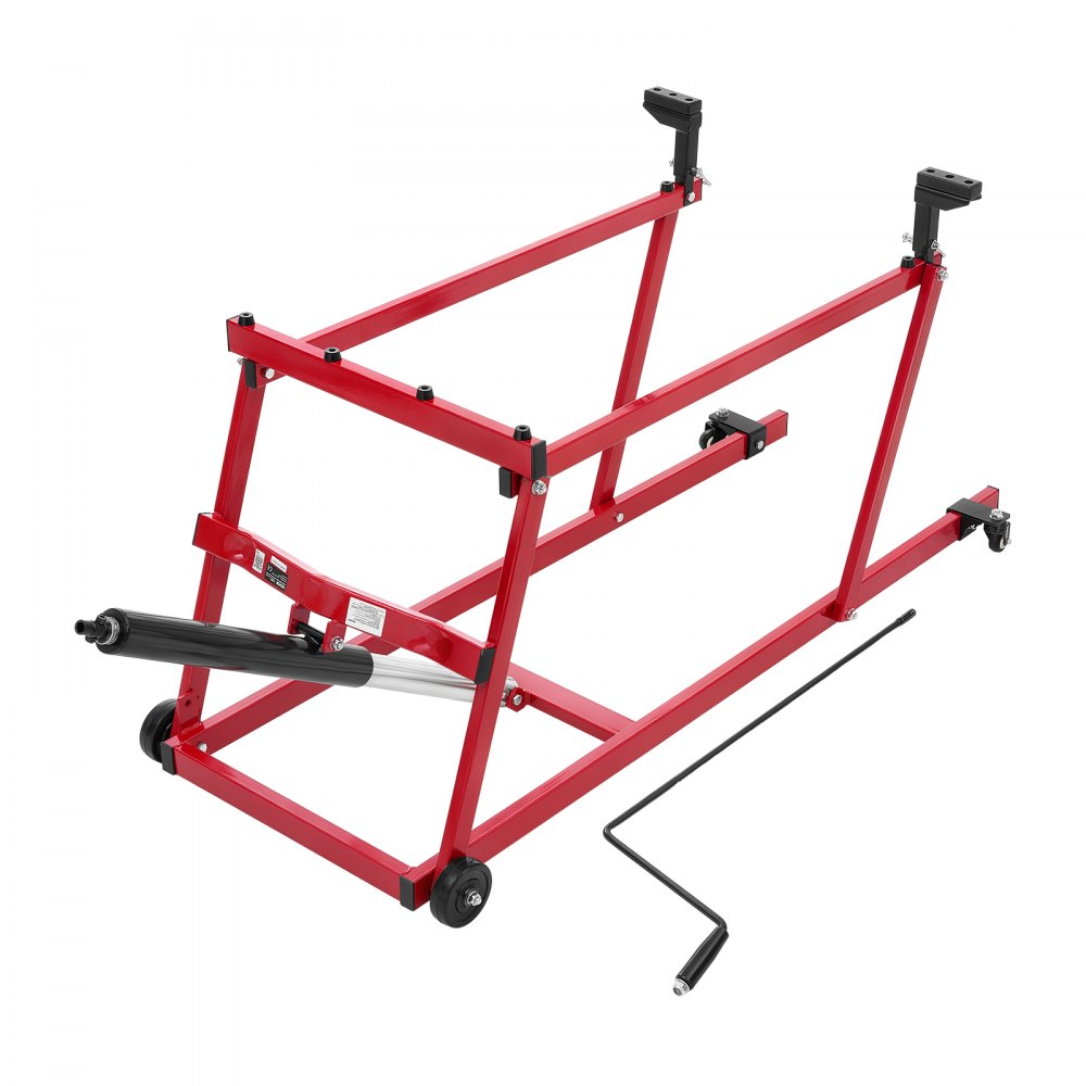 Vevor Snowmobile Lift Stand Dolly with Wheels Manual Hand Crank 1000 lbs New