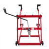 VEVOR Snowmobile Dolly Lift Stand 5.5"-28" Lift Height & Manual Hand Crank, 1000LBS Load Capacity with Wheels, Heavy-Duty Steel Support, Foldable Snowmobile Lifting Stand for Easy Maintenance & Repair