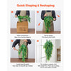 VEVOR Artificial Ferns, 12 Pcs Fake Hanging Boston Fern Bush Plant with 32 Inch Hanging Length, Plastic Faux Greenery for Indoor/Outdoor Decor, For Wall, Wedding Party, Home, Porch Garden, No Basket