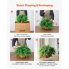 VEVOR Artificial Ferns, 2 Pcs Fake Hanging Boston Fern Bush Plant with 23 Inch Hanging Length, Plastic Faux Greenery for Indoor and Outdoor Decor, For Wall, Wedding Party, Home, Porch Garden, Office