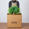 VEVOR Artificial Ferns, 2 Pcs Fake Hanging Boston Fern Bush Plant with 23 Inch Hanging Length, Plastic Faux Greenery for Indoor and Outdoor Decor, For Wall, Wedding Party, Home, Porch Garden, Office
