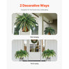VEVOR Artificial Ferns, Natural Spread Diameter 37-41 Inch, Large Hanging Fake Boston Ferns, Sunlight Resistant Fake Plant Wall Decor with 80 Branches and Flowerpot, Faux Fern for Home Office Outdoor