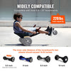 VEVOR Hoverboard Seat Attachment(Not included hoverboards), for 6.5" 8" 8.5" 10" Hoverboards, with LED Lights, Grips Control, Adjustable Frame Length and 220 LBS Load Capacity, Hover Board Go Karts Accessory, for Kids Adults