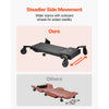 VEVOR 40 in Mechanic Creeper with 4 Large Wheels, 400 lbs Low Profile Under Car Garage Roller, Rolling Creeper with Raised Headrest, Manual Brake for Auto Repair