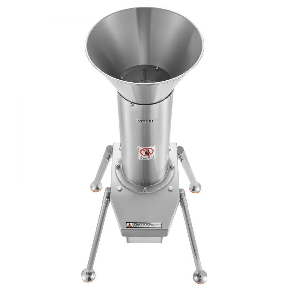 VEVOR 1100W Electric Fruit Apple Crusher, SUS304 Freestanding Crushing Machine, Grinds Whole Apples Up to 3.15" Dia, 164 KG/H Capacity, Cider Press for Apples, Pears, Pineapple, Guava, Carrot, Potato