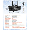 VEVOR Snow Machine, 650W Handheld/Hanging Fake Snow Maker, Snowmaking Machine with Portable Handle, Outdoor & Indoor Artificial Snowflake Maker for DJ Stage Parties Christmas Decor