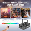 VEVOR Snow Machine, 650W Wireless Remote Control Snow Maker Machine with 1L Tank High Output Portable Premium Artificial Snowflake Machines for Christmas Holidays Parties Wedding Stage Effect