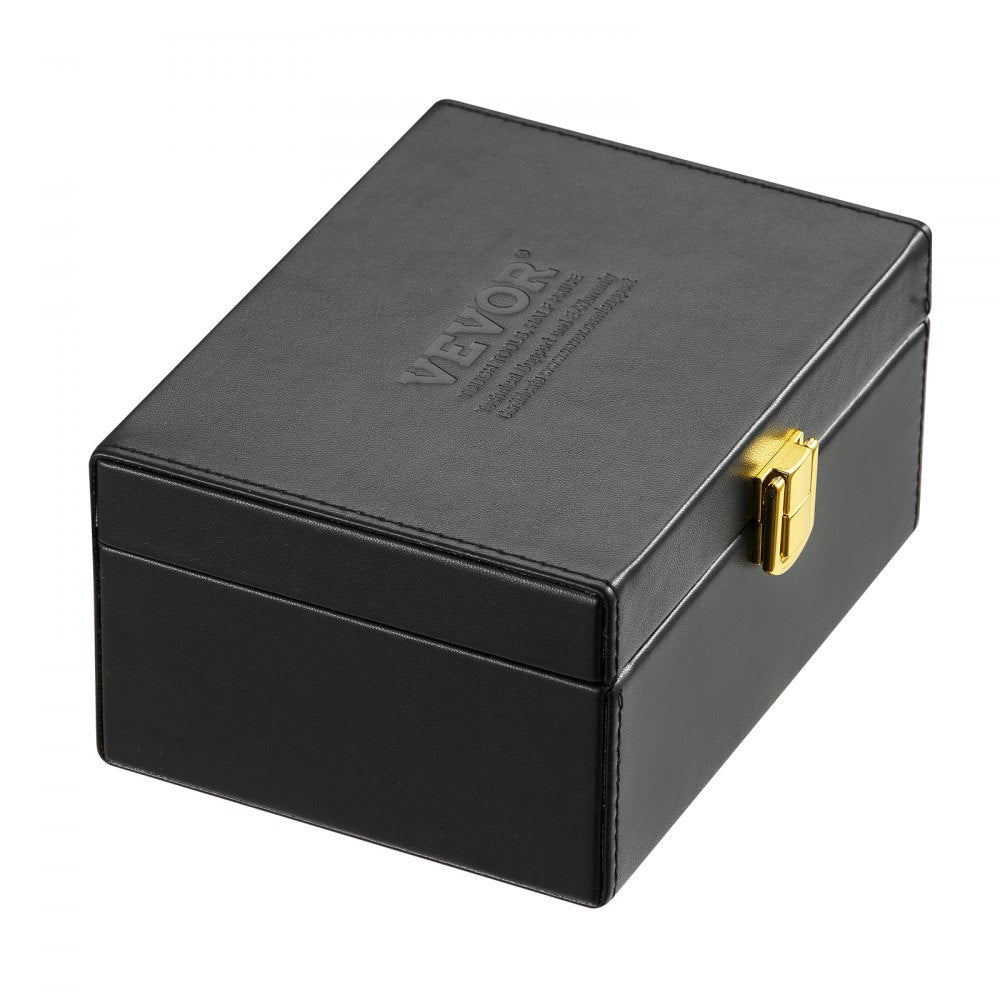 VEVOR Faraday Box, PU Leather Signal Blocking Holde, Keyless Fob Protector Shielding for WiFi, RFID, GPS, Bluetooth & 5G, Anti-Theft Box and Anti-Hacking Case Blocker, Black(5.9 x 4.5 x 2.9")
