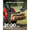 VEVOR 3/8 in Skid Steer Mount Plate Universal Quick Attach Mount Plate, Easy to Bolt, 2000 lbs Load Capacity, Heavy Duty Steel Loader Plates Compatible with Kubota Bobcat Skid Steers and Tractors