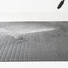 VEVOR Diamond-Plate Rubber Flooring Roll, 3 mm x 4 ft x 10 ft Garage Floor Mat, SBR Rubber Garage Flooring Roll, Easy to Clean, Diamond Plate Rubber Mat for Under Cars, Garage Industry Gym, Black
