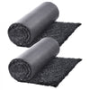 VEVOR Rubber Mulch for Landscaping, 2 Rolls Recycled Rubber Mulch Mat 96 x 22 in, Permanent Rubber Pathway, Natural-Looking Black Mulch Garden Edging for Plants, Vegetables & Flower Garden Barrier