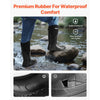 VEVOR Men's Rubber Boots, Protective Footwear, Waterproof Anti Slip Hunting Boots, Gardening Insulated Mud Boots, Protective Footwear, Lightweight & Durable, for Manufacturing, Farming, Size 11 US