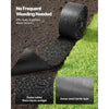 VEVOR Rubber Mulch Mat Roll, 6 Rolls 120 x 4.5 in, Recycled Rubber Permanent Mulch Edging Border, Natural-Looking Flower Barrier with Stakes, 0.5 in Thick Cuttable Garden Edgings for Landscaping
