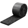 VEVOR Rubber Mulch Mat Roll, 4 Rolls 120 x 4.5 in, Recycled Rubber Permanent Mulch Edging Border, Natural-Looking Flower Barrier with Stakes, 0.5 in Thick Cuttable Garden Edgings for Landscaping