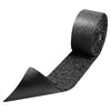 VEVOR Rubber Mulch Mat Roll, 2 Rolls 120 x 4.5 in, Recycled Rubber Permanent Mulch Edging Border, Natural-Looking Flower Barrier with Stakes, 0.5 in Thick Cuttable Garden Edgings for Landscaping