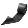 VEVOR Rubber Mulch Mat Roll, 140 x 4.5 in, Recycled Rubber Permanent Mulch Edging Border, Natural-Looking Flower Barrier with Stakes, 0.5 in Thick Cuttable Garden Edgings for Landscaping