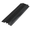 VEVOR Drop Over Cable Cover, 17,500 lbs/Axle Load Capacity, Heavy Duty Cable Hose Protector Ramp, Floor Cord Cover, for High Walking Traffic Areas, Indoor, Outdoor, Home, Office, Warehouse, 1 Pack