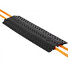 VEVOR Drop Over Cable Cover, 17,500 lbs/Axle Load Capacity, Heavy Duty Cable Hose Protector Ramp, Floor Cord Protector Cover, for Indoor High Walking Traffic Areas, Home, Office, Warehouse, 2 Pack