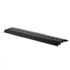 VEVOR Drop Over Cable Cover, 17,500 lbs/Axle Load Capacity, Heavy Duty Cable Hose Protector Ramp, Floor Cord Protector Cover, for Indoor High Walking Traffic Areas, Home, Office, Warehouse, 2 Pack