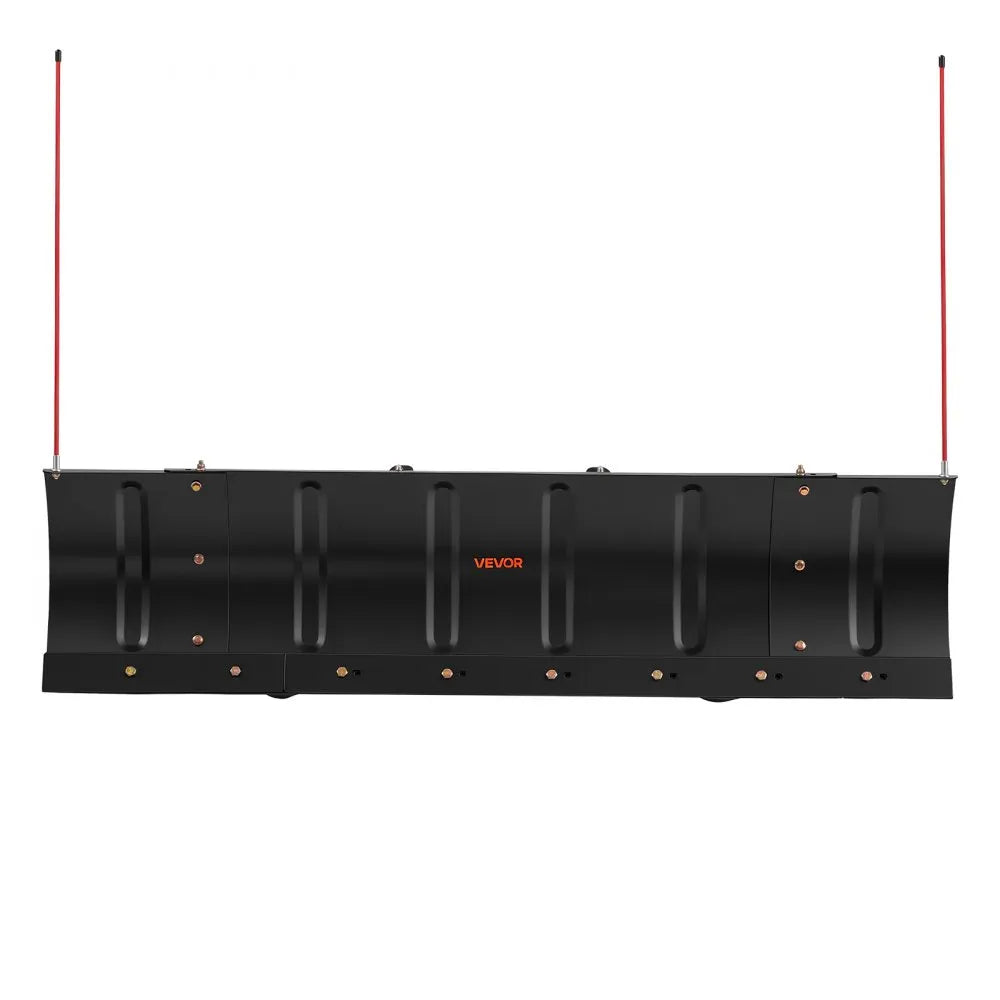 VEVOR Snow Plow Kit 43 in/60 in Width Adjustable Universal Plow Attachment, for Most ATVs and UTVs, Height & Left-Right Adjustable, 3 Mount Options, Steel ATV Scrape Blade, Efficient Snows Clearing