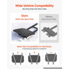 VEVOR Snow Plow Kit 43 in/72 in Width Adjustable Universal Plow Attachment, for Most ATVs and UTVs, Height & Left-Right Adjustable, 3 Mount Options, Steel ATV Scrape Blade, Efficient Snows Clearing