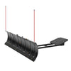 VEVOR Snow Plow Kit 43 in/72 in Width Adjustable Universal Plow Attachment, for Most ATVs and UTVs, Height & Left-Right Adjustable, 3 Mount Options, Steel ATV Scrape Blade, Efficient Snows Clearing
