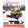 VEVOR Snow Plow Kit 43 in/60 in Width Adjustable Plow Attachment Side Wings, for Most ATVs & UTVs, Height & Left-Right Adjustable, 3 Mount Options, Universal Steel ATV Scrape Blade, Efficient Clearing