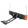 VEVOR Snow Plow Kit 43 in/60 in Width Adjustable Plow Attachment Side Wings, for Most ATVs & UTVs, Height & Left-Right Adjustable, 3 Mount Options, Universal Steel ATV Scrape Blade, Efficient Clearing